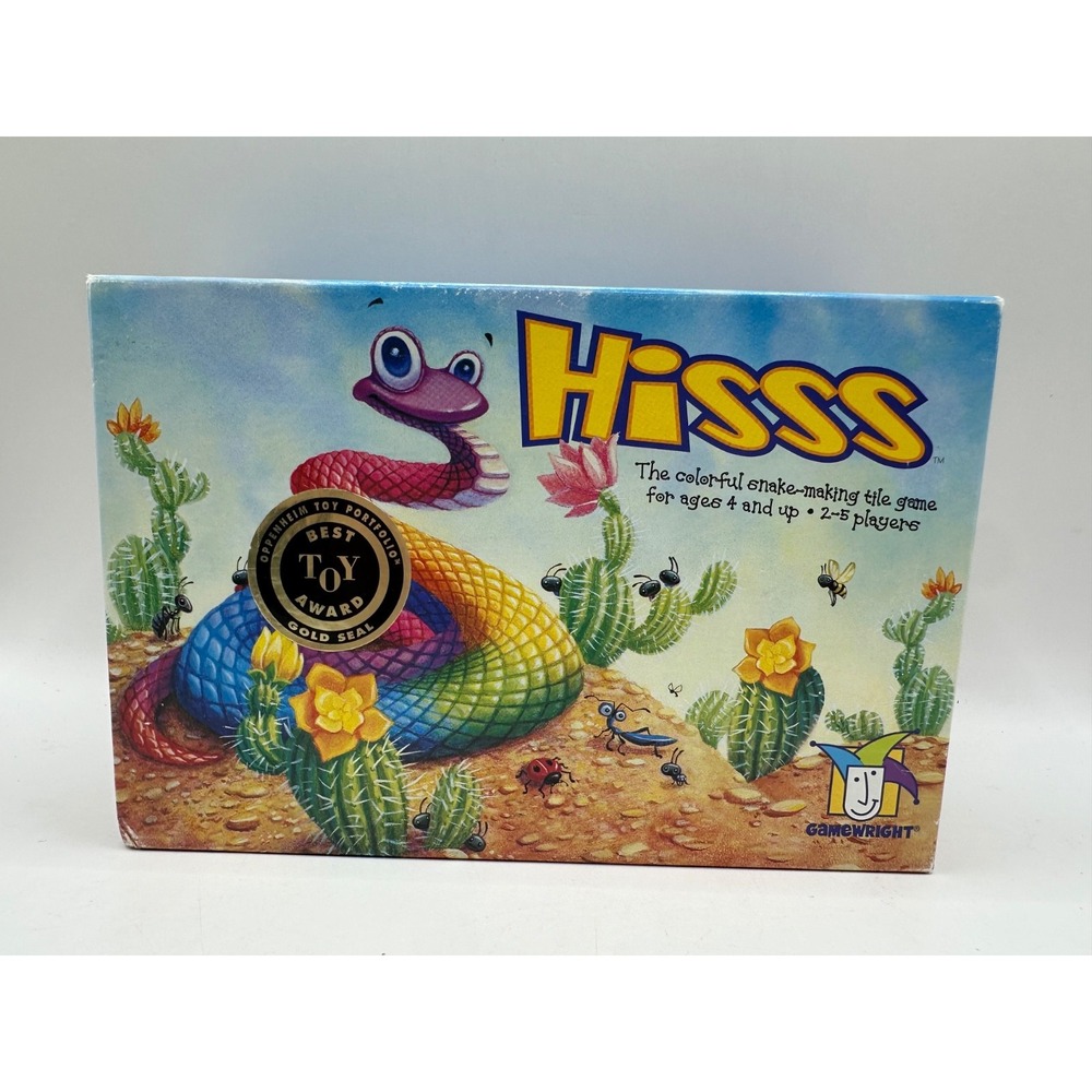 Hisss by Gamewright The Colorful Snake Making Tile Game COMPLETE Ages 4+